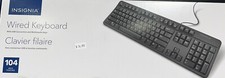 Insignia USB Keyboard with 10 Key Pad & Multimedia Keys - English - NS PNK5001 picture