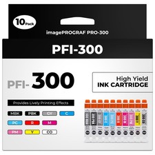 PFI-300 Ink Cartridges Pro-300 Priner Ink Combo Pack Compatible with Canon picture