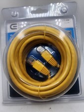 CE Commercial Electric 15 ft. CAT5e UTP Ethernet Cable, 100MHz, Yellow (575698) picture