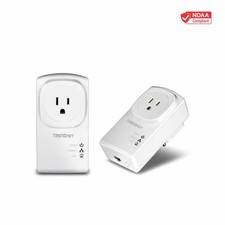 TRENDnet TPL-407E2K 500 AV Compact Powerline Adapter Kit /w Pass Through picture