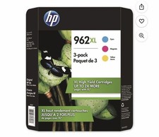 HP 962XL CMY Color Ink Cartridges 3-Pack Genuine OEM Factory Sealed New 3JB36BN picture