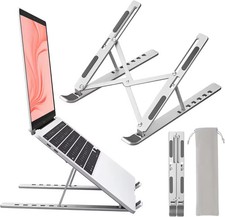 Laptop Stand Foldable Computer Holder 7 Angles NEW picture