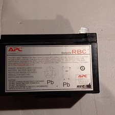 APC RBC4 Sealed Non-Spillable Lead Acid Battery Black for APC UPS Systems picture
