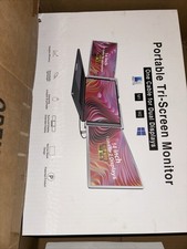 Anyuse Portable Tri-Screen for Laptop 14 Inch 1080P USB-C picture