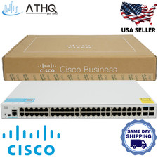 Cisco Refresh CBS250-48T-4G 48-Port Gigabit Smart Managed Switch 4x 1G SFP L2/L3 picture