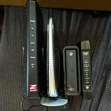 Cable Modem Router Bundle – ZOOM 5350, ARRIS SURFboard SB6121 & SB5101i + Belkin picture
