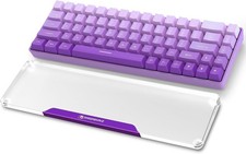 SELORSS Acrylic Keyboard Wrist Rest for 60% Compact Keyboard - Purple picture