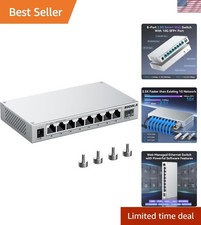 Compact 8-Port 2.5Gb Switch – Includes 10G SFP+ for Enhanced Network Performance picture