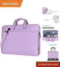 Elegant 360° Protective Laptop Bag - Fits 15-16 inch Devices - Light Purple picture