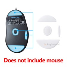 2 Sets Rounded Curved Edges Mouse Feet Skates for Logitech G400 G400S MX518 mice picture