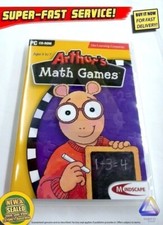 Arthurs Math Games for Windows PC NEW, AUSSIE educational software kids learning picture