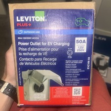 Leviton Plus R01-EVCVM-50 EV Charging Power Outlet 50A 125/250V NEMA 14-50R picture