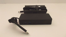 Dell D6000 0M4TJG Type C & USB 3.0 Universal Dock Black w/Adapter A-6 picture