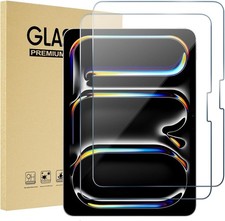 2Pcs Screen Protector Tempered Glass For Apple iPad Air M2 Pro 11 M4 2024 Guard picture