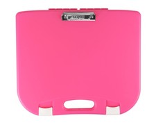 Portable Lap Desk with Storage, Integrated Handle Exterior Wire Clip, 18”x 15.25 picture