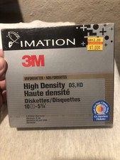 Imation 3M Formatted IBM High-Density DS HD 5 1/4