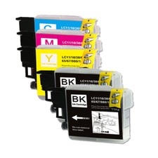 5P Premium Ink Set fits Brother LC61 MFC-J220 MFC-J265W MFC-J270W MFC-J410W picture