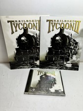 vtg Railroad Tycoon 2 II (PopTop, 1998) Windows 95/98 PC Game CD EUC w manual picture
