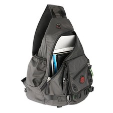 Kawei Knight Large Sling Bag Laptop Backpack Cross Body Large, A-black  picture