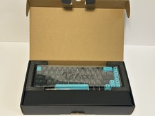 Akko 3068B Plus Compact Multi-modes Keyboard Wireless USB Black Cyan picture