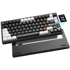 YUNZII AL80 Wireless Mechanical Keyboard CNC LCD Hot Swappable 75% picture