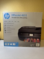 HP Officejet 4655 All-In-One Wireless Printer - Black Brand New Sealed *READ picture