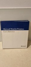 1988 Microsoft Word for Windows Users Reference Guide No 02883 Hardcover picture
