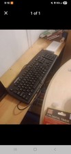 eMachines Black Wired Computer Keyboard with Numeric Keypad Gently Used No Box picture