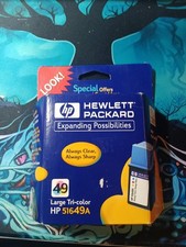 Genuine HP49 51649A Large Tri-Color Ink Cartridge Brand New  picture