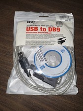 QVS UR-2000M2 6ft USB Type A Male to RS-232 DB9 Serial Converter Cable picture