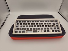 QwertyKeys QK65 Mirror White Tri-Mode Hot Swap Keyboard Kit Barebones picture