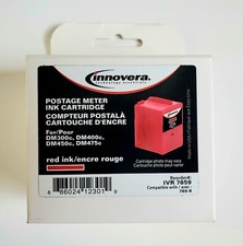 NEW Innovera Compatible 765-9 Postage Meter Ink Red 8000 Page Yield IVR 7659 picture