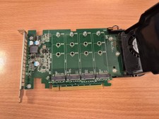 Dell 4x NVMe M.2 06N9RH DPWC400 PCI-e x8 Controller Adapter Card picture