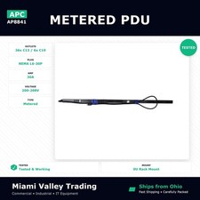 APC AP8841 200/208V 30A Metered Rack PDU 42 Outlets 36x C13 6xC19 Tested picture