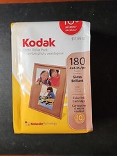 Kodak Photo Value Pack 180 4 x 6 Gloss Brilliant Sheets Color Cartridge 8278574 picture
