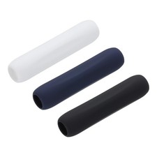 MECCANIXITY 3pcs Pen Grip Silicone Case Ergonomic Black,White,Blue  picture
