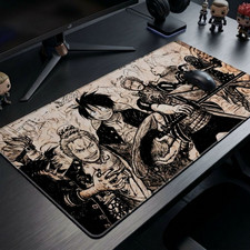 One piece Anime mouse pad for gaming extra large keyboard mat picture