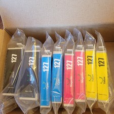 Premium Ink Cartridges~ 127~ (2) Black~ (2) Yellow~ (2) Cylan~ (2) Magenta ~NEW picture