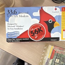 Cardinal 33.6 Internal V.34 Fax Modem ISA Card 2 Ports RJ-11 picture