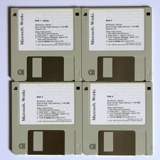 👀 Microsoft Works 3.0 For Windows 3.x and 95/98  💾 3.5