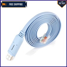 Versatile USB to RJ45 Console Cable - 6FT, Perfect for Cisco & Networking Needs picture