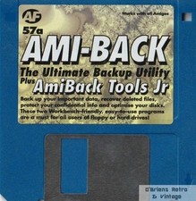 Amiga Format Coverdisk 57A, AmiBack, The Ultimate Backup Utility - Floppy Disk picture