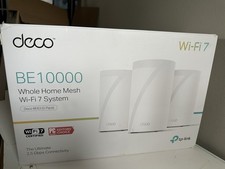 TP-Link Deco BE63 BE10000 Whole Home Mesh Wi-Fi 7 System 3-Pack - NEW Sealed picture