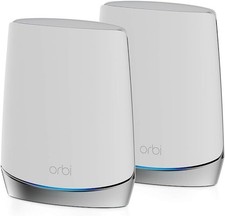NETGEAR Orbi Tri-band Mesh WiFi 6 System 1 Extender AX4200 RBK752-100NAR - White picture