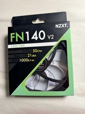 NZXT FN140V2 140mm Case Fan 50 CFM 1000 RPM 3-Pin Rifle Bearing picture