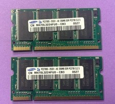 🔥Samsung 512MB (2X256MB) PC2700S DDR COMPUTER RAM Memory M470L3224FU0-CB3 picture