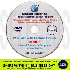 Desktop Publishing DVD Windows & mac Scribus make Cards Banners Brochures a more picture