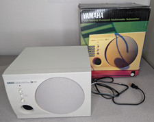 Yamaha YST-MSW10 Powered  Multimedia Subwoofer Deep Base 25 Watts White Box picture