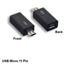 Kentek USB Micro 5 Pin Female to Micro 11 Pin Male Converter for Samsung Galaxy picture