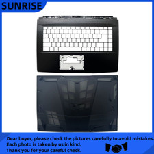 New for MSI GF65 Thin 9SD 9SE MS-16W1 MS-16W2 15.6in Upper Palmrest/Bottom Case picture